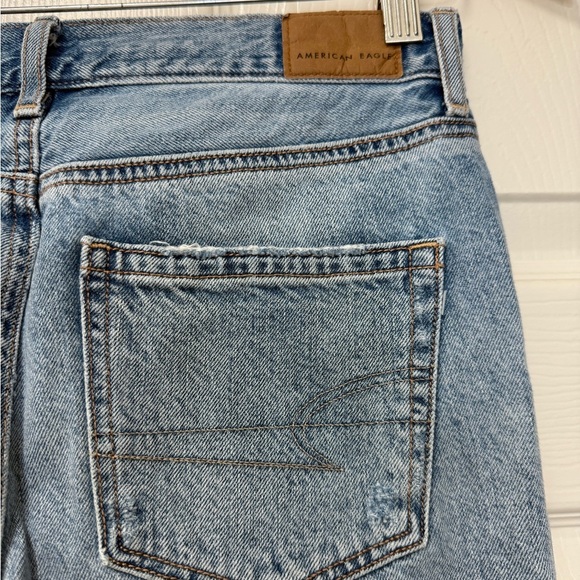 American Eagle Women’s Distressed Blue Jeans Size 0 - Picture 8 of 12